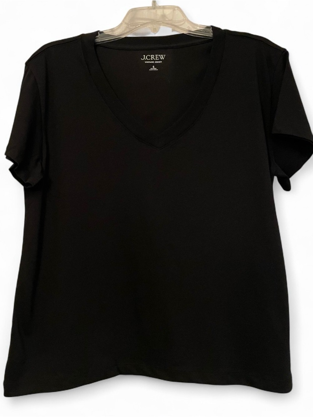 NWT J. Crew Vintage Jersey in Black Womens Size Small